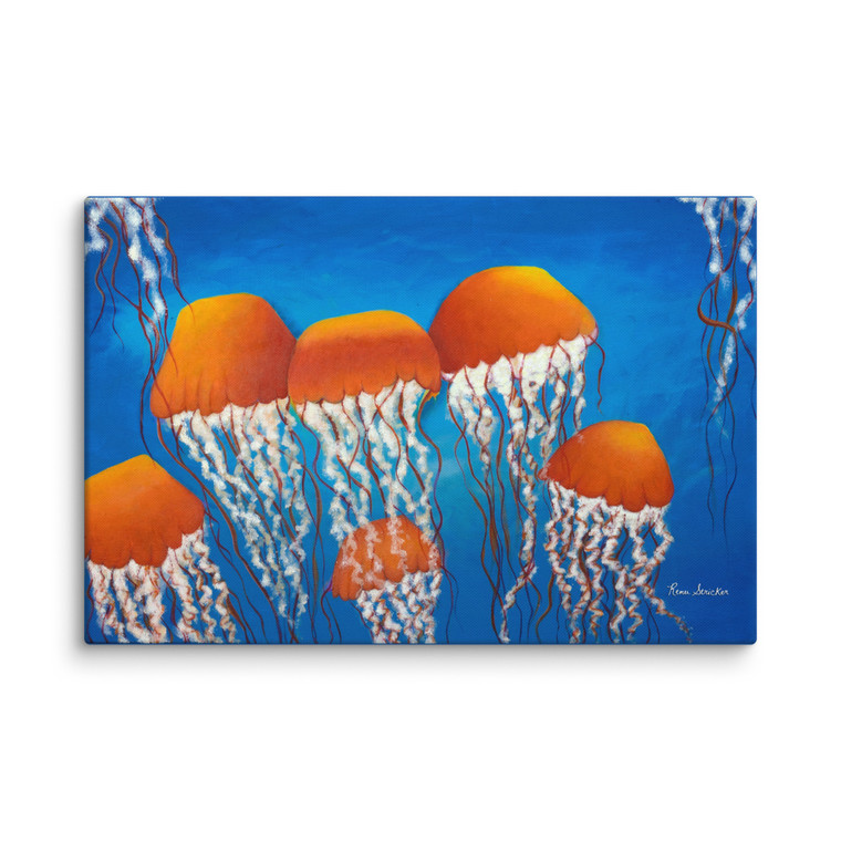 Jellyfish Canvas Print