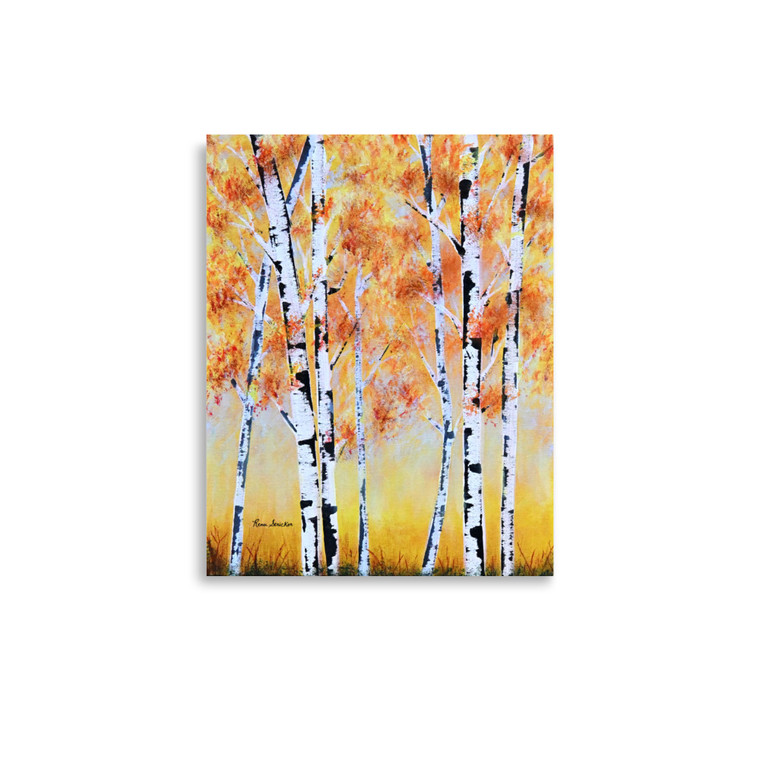 Birch Trees Paper Print