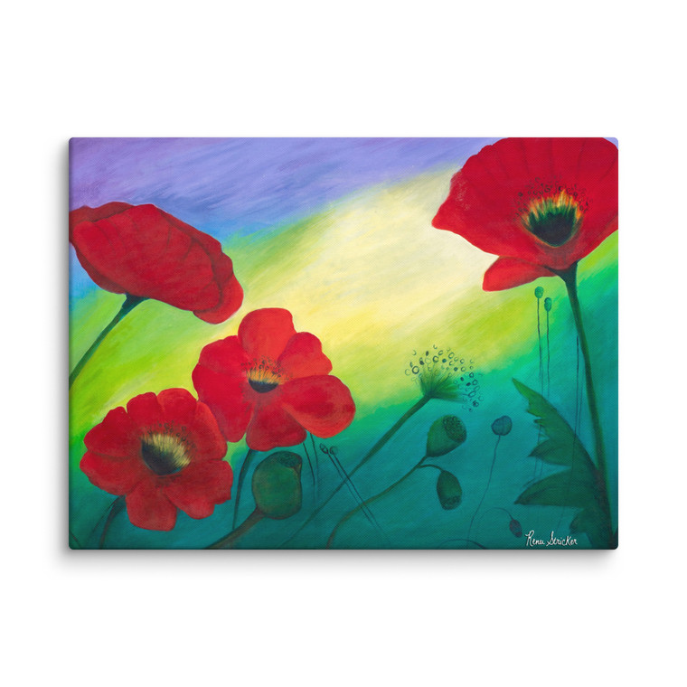Poppy's Canvas Print
