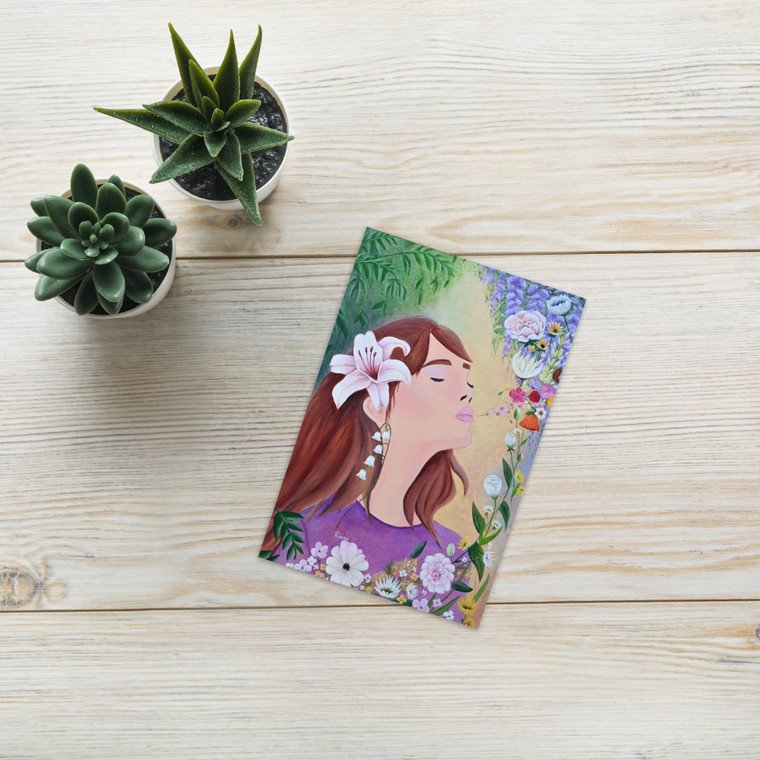 Breathe Greeting card