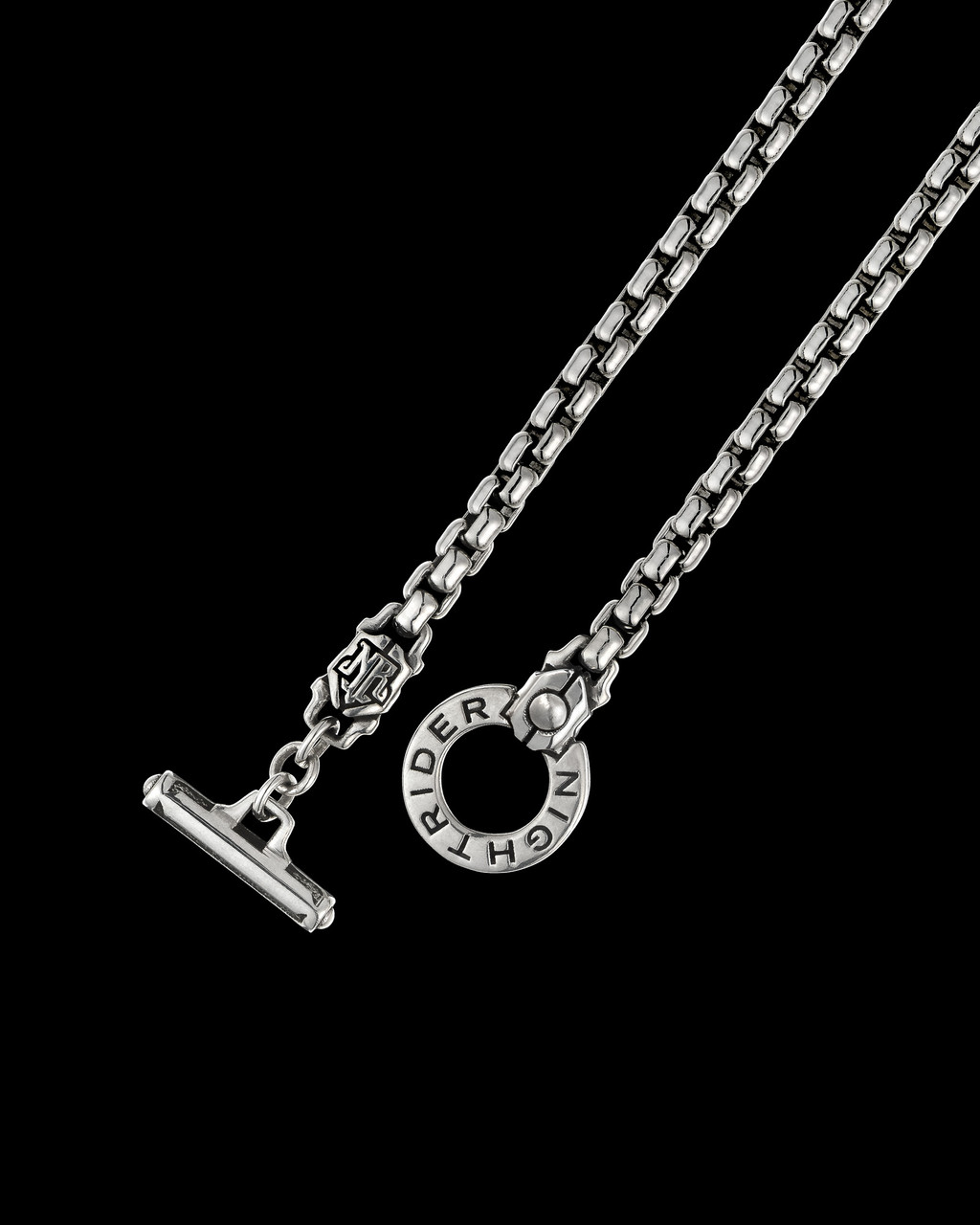 Avery Box Toggle Bracelet | Silver Bracelet | NightRider Jewelry