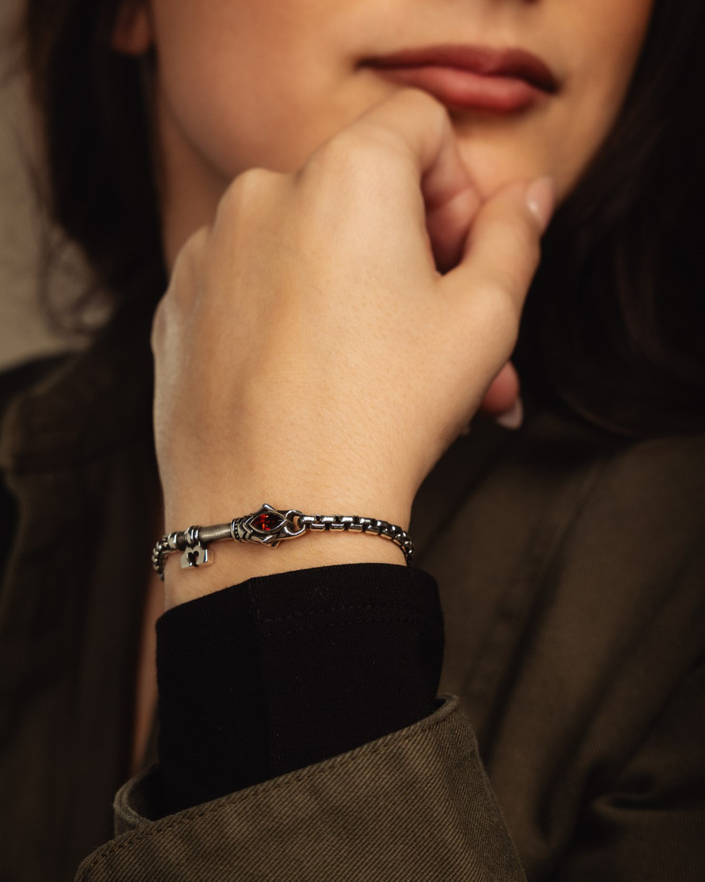 Queen's Crown Toggle Bracelet