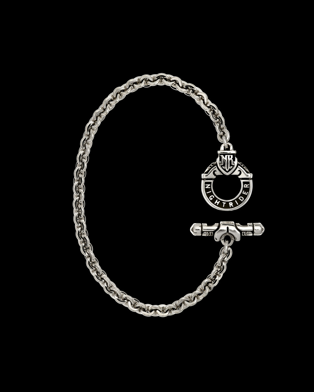Eden Toggle Bracelet | Sterling Silver Wrap Bracelet | Nightrider