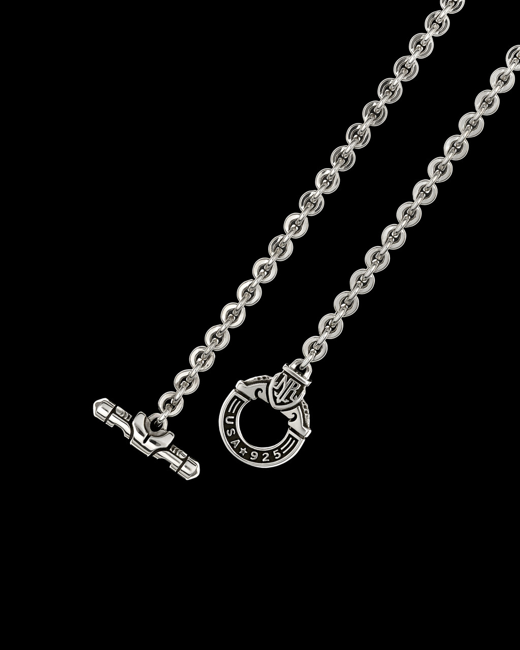 Eden Toggle Bracelet | Sterling Silver Wrap Bracelet | Nightrider