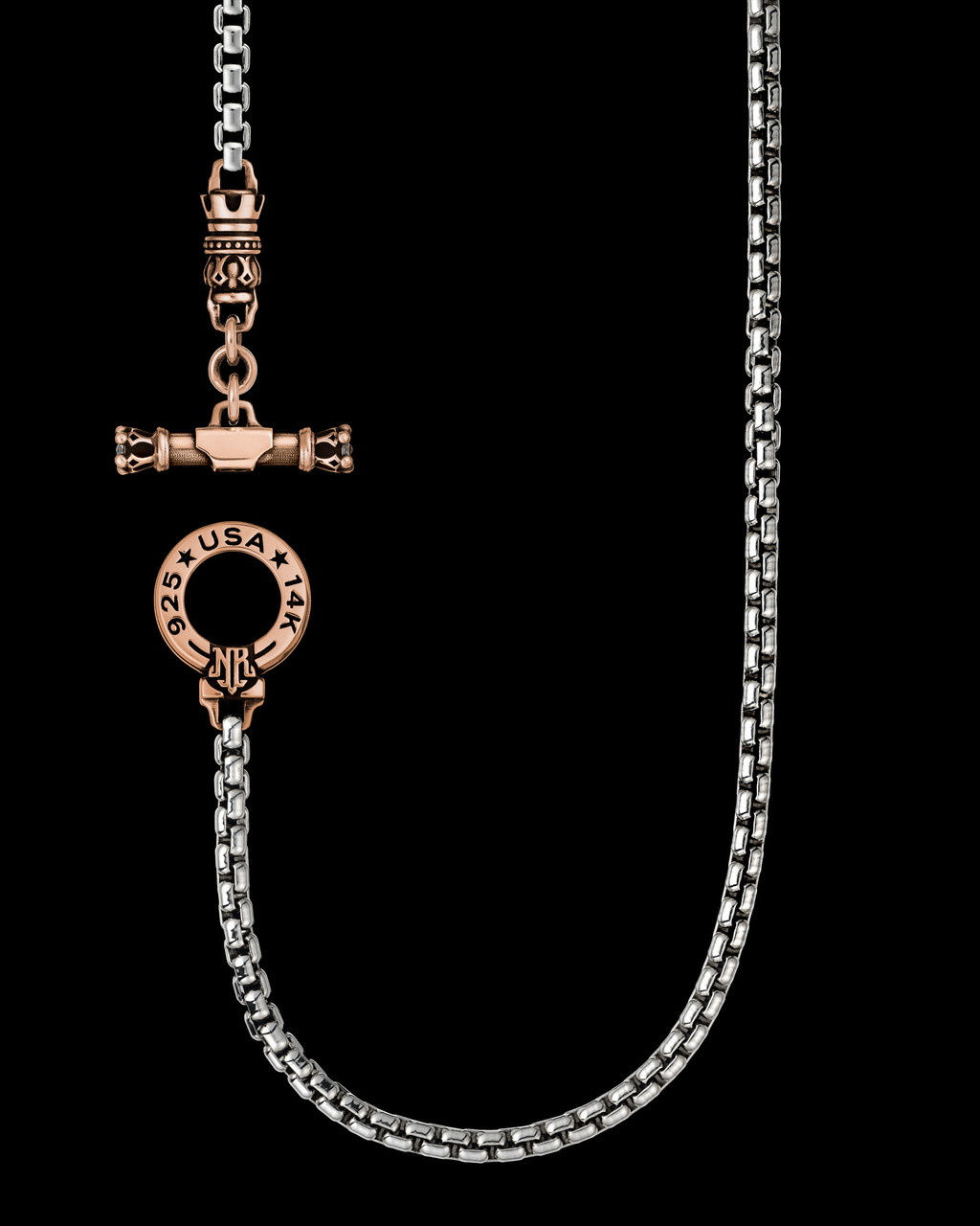 Crown Toggle Chain Luxe