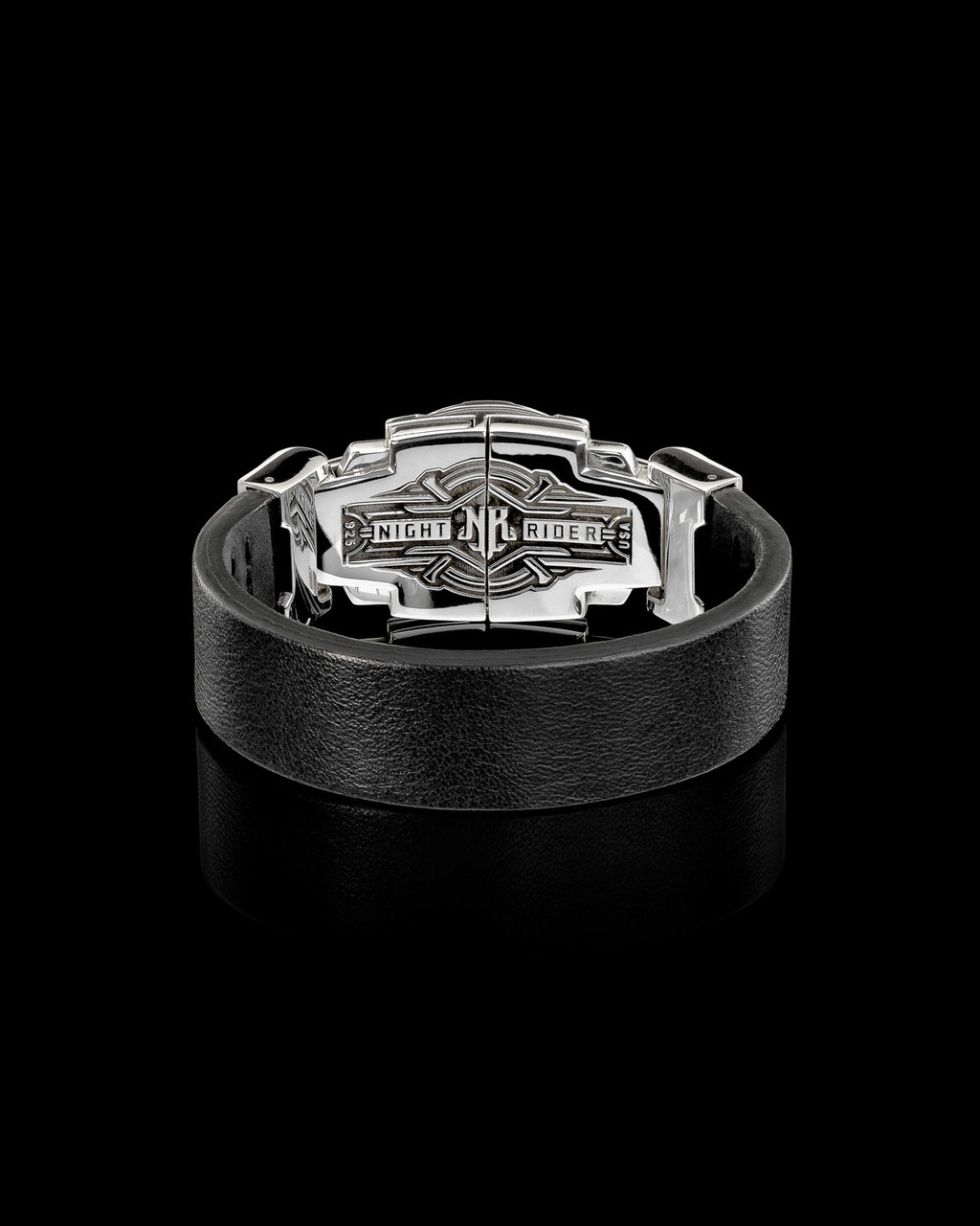 Sheepdog Interlock Leather Bracelet