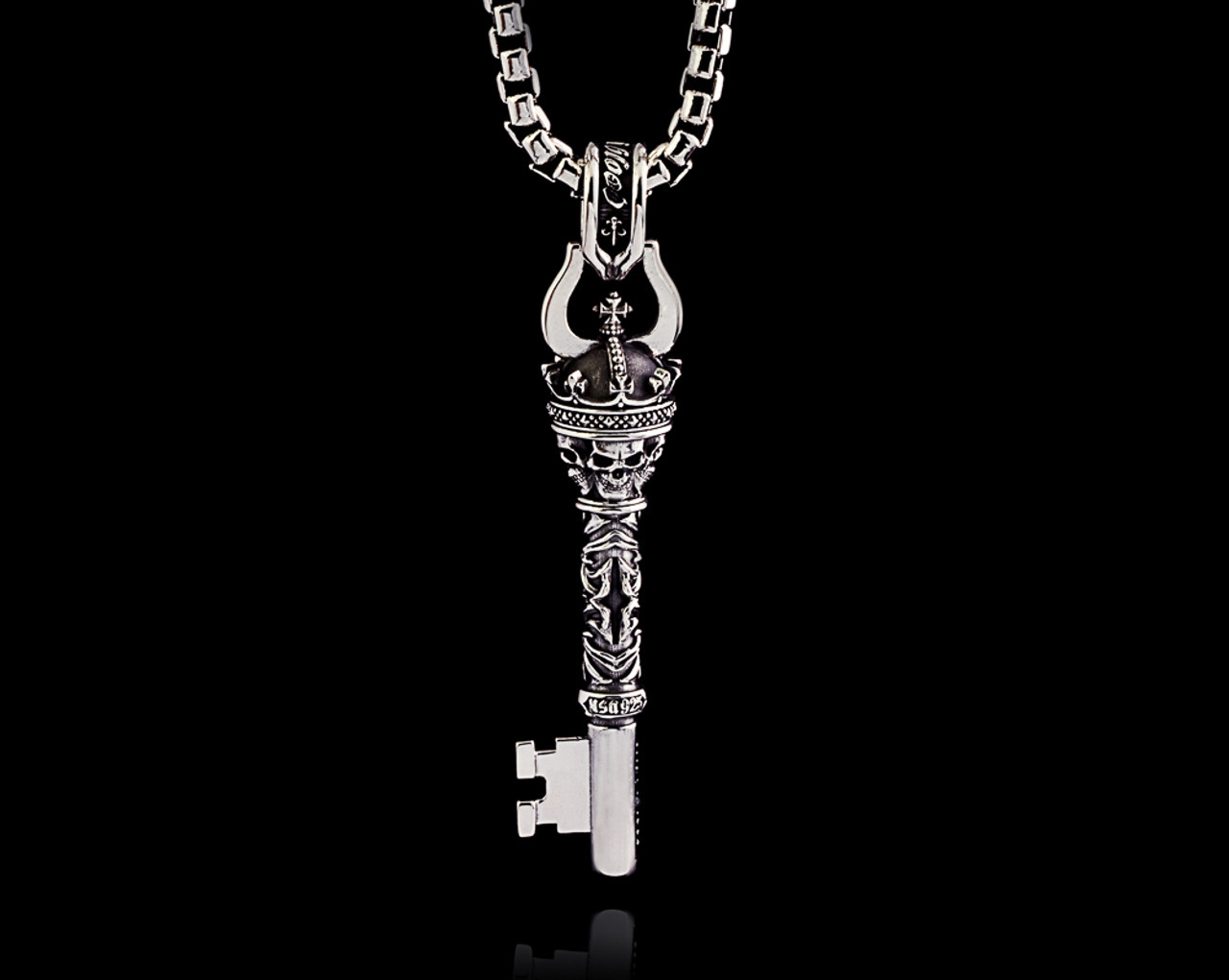 Buy Online Sea Horse Key Pendant By Menjewell | jewellery for men |  menjewell.com