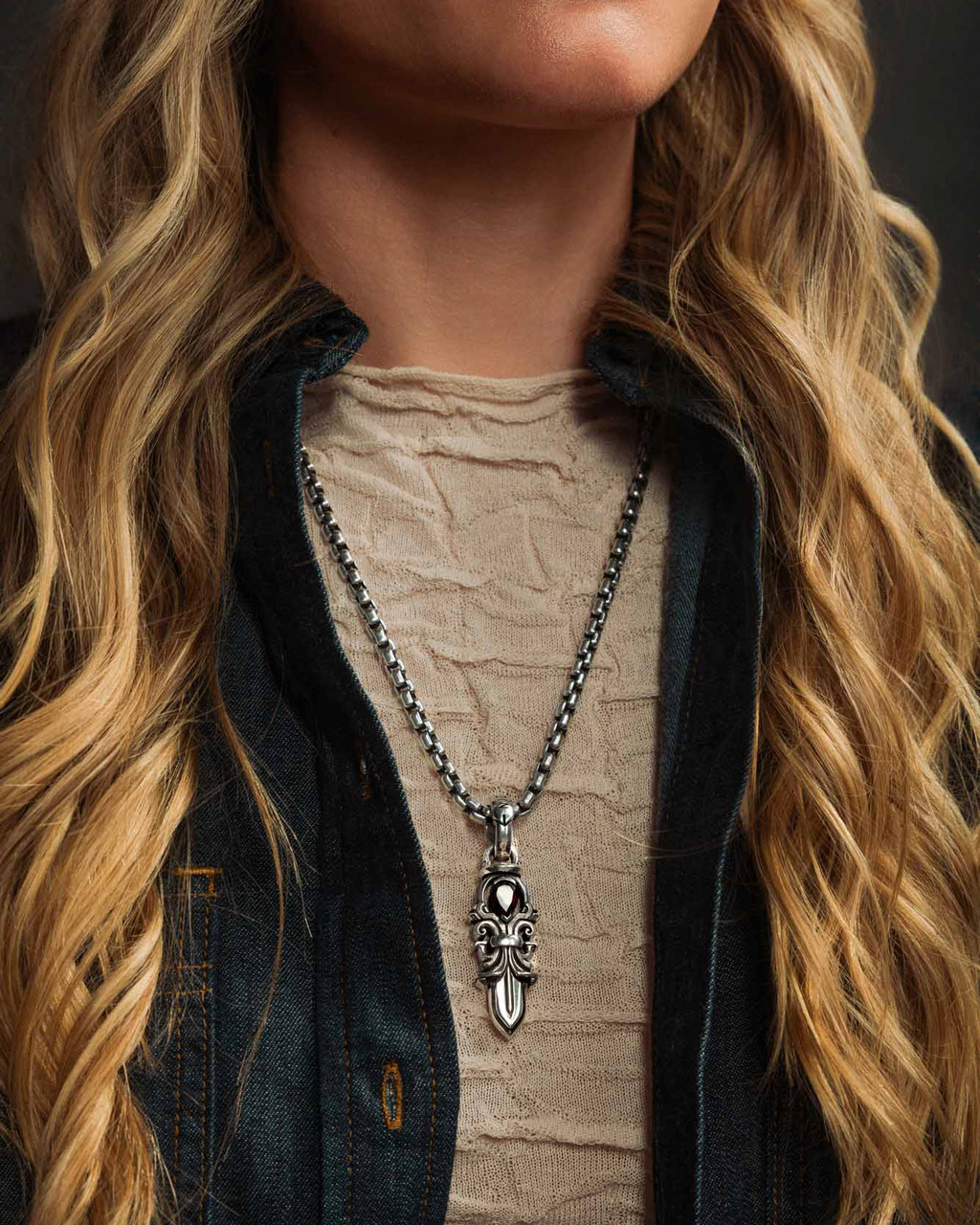 Guardian Angel | Silver Necklace Pendant | NightRider Jewelry