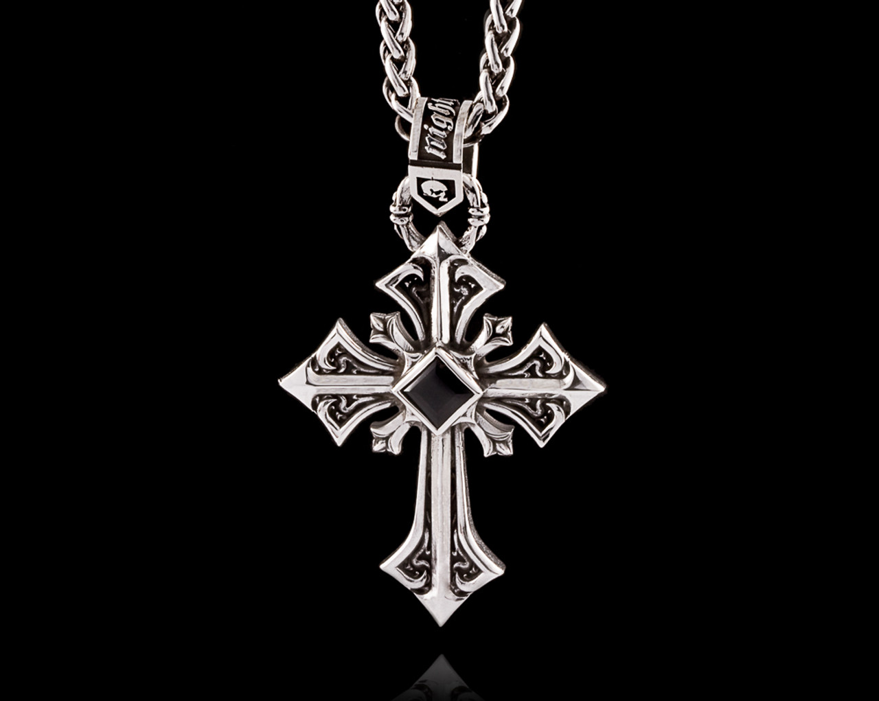 sterling silver cross necklace for women