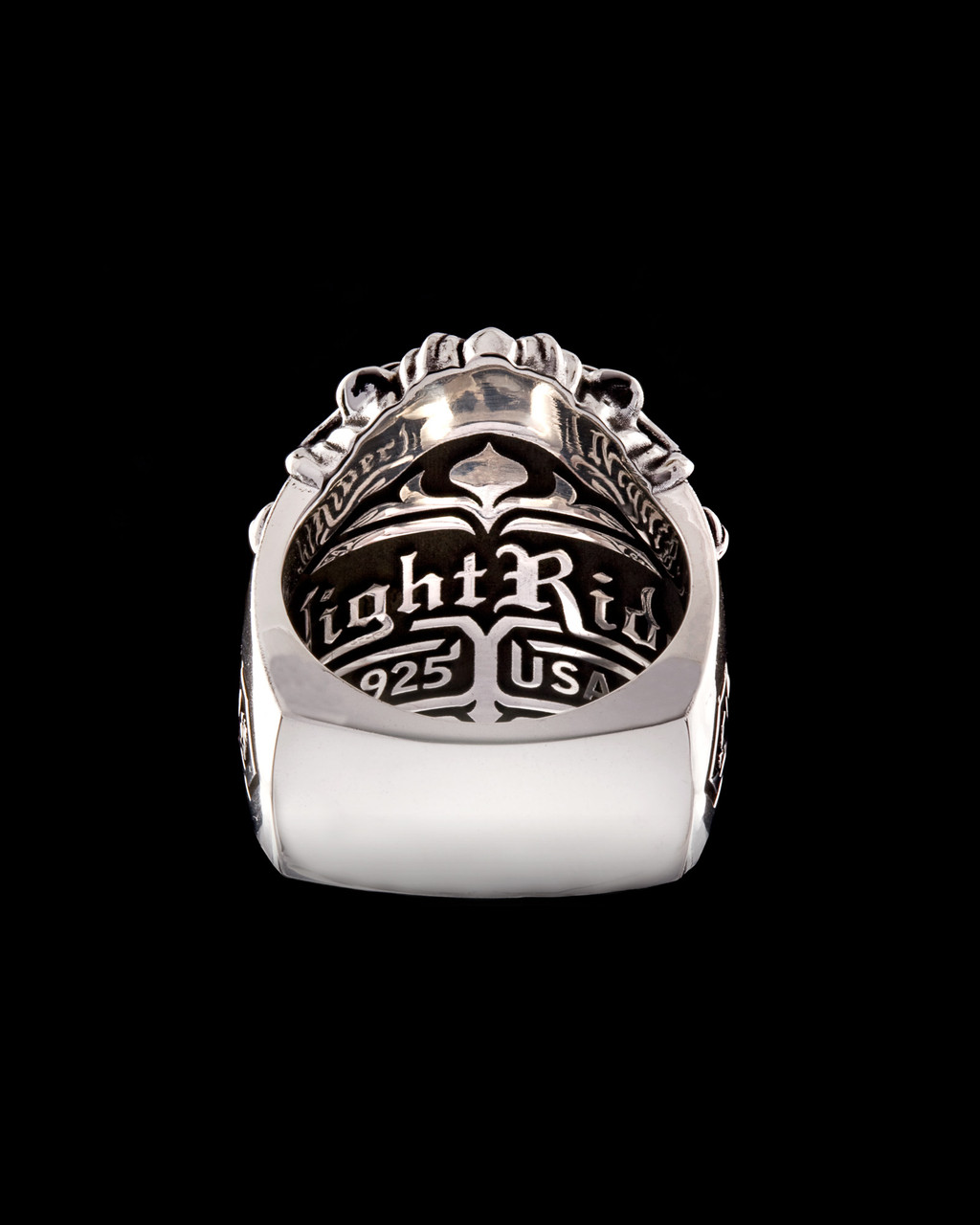Royal Blood Lion Ring | Lion Head Ring in Solid Sterling