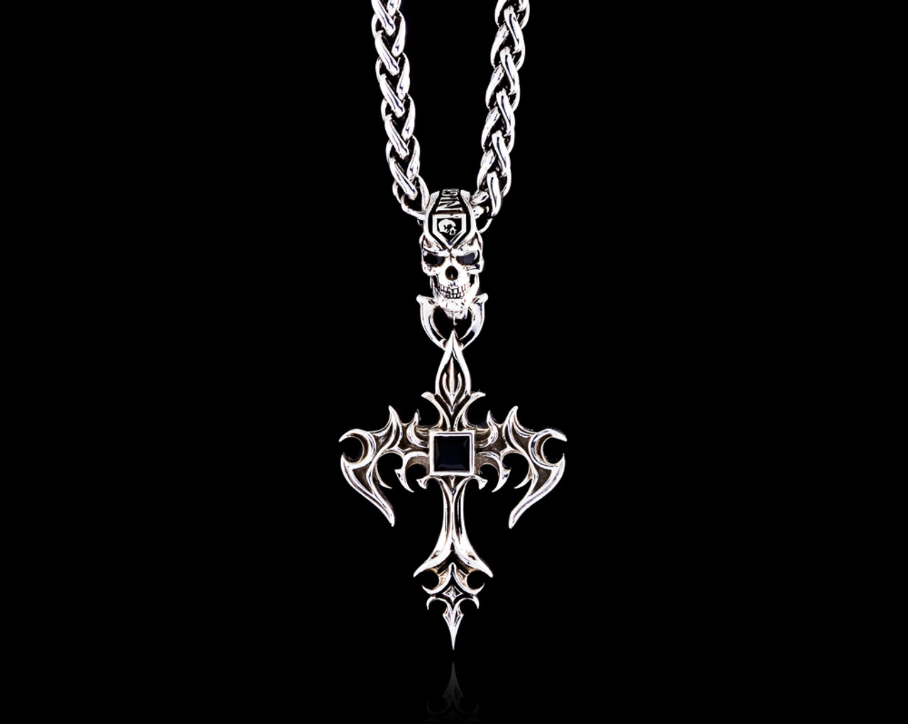 Black Gothic Necklace / Black Statement Necklace / Black Necklace - Me –  Darling Marcelle LLC