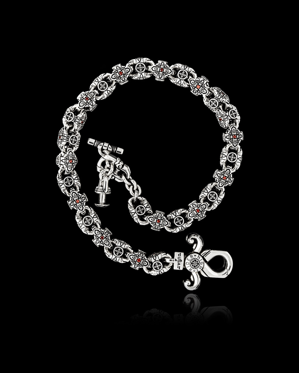 Sanctified Sterling Silver Wallet Chain by NightRider Jewelry Sanctified Sterling Silver Wallet Chain by NightRider Jewelry