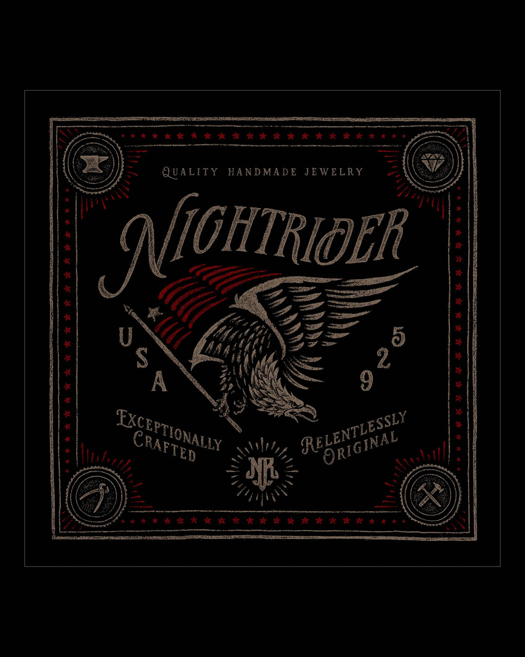 Steadfast - Limited Edition Metal Art Print by NightRider Jewelry Steadfast - Limited Edition Metal Art Print by NightRider Jewelry