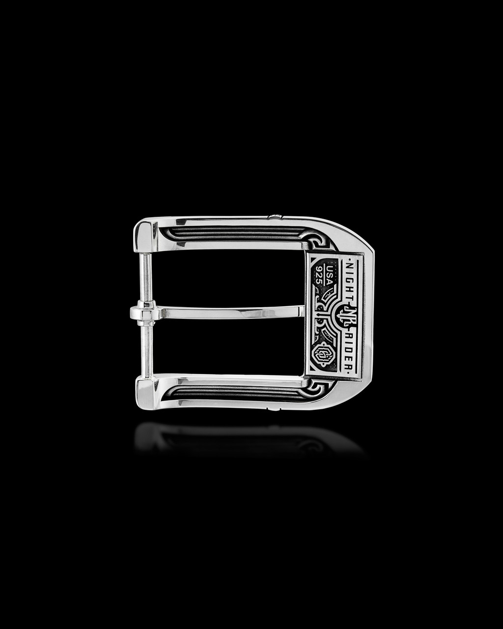 Sanctified Latch Buckle | Solid Sterling Silver Belt Buckle
