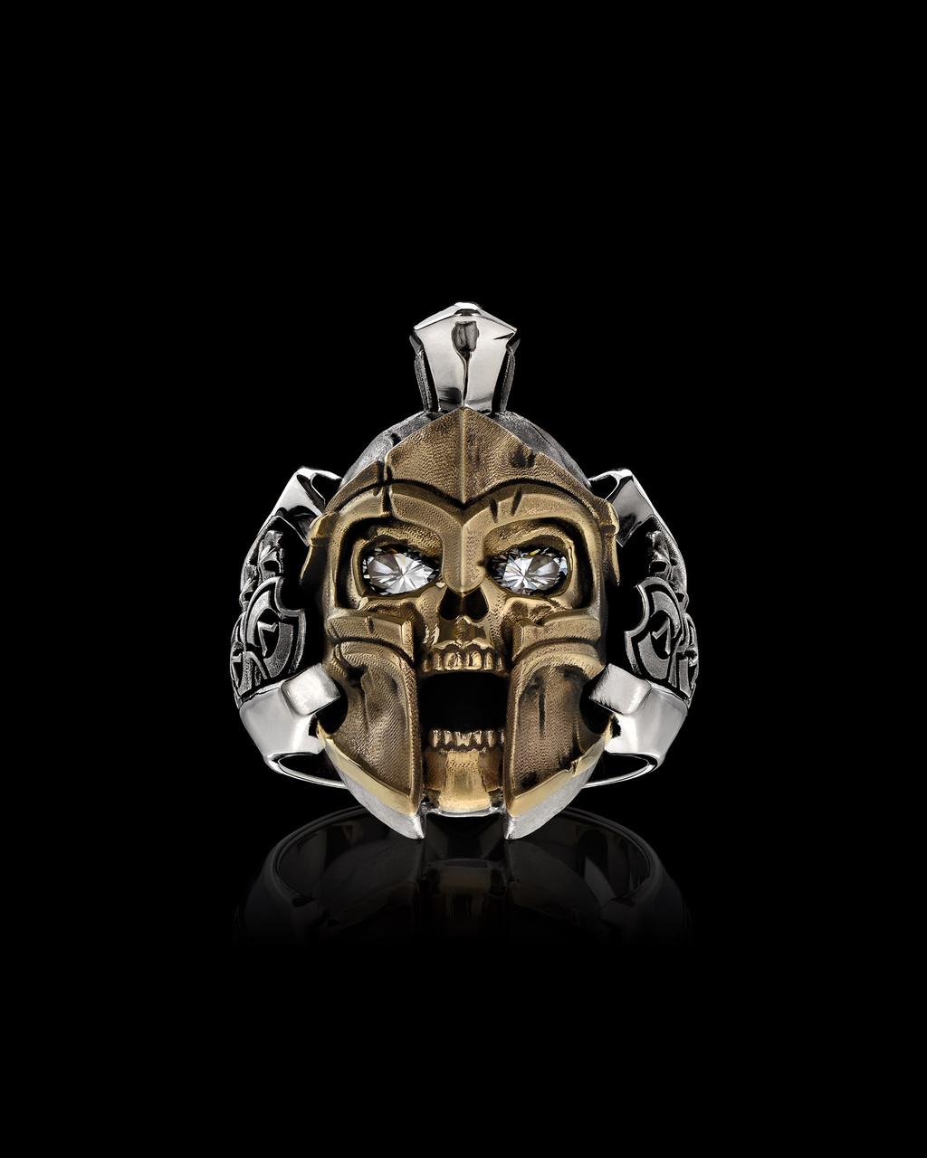 Thermopylae Ring Luxe Edition | Two-Tone Spartan Ring