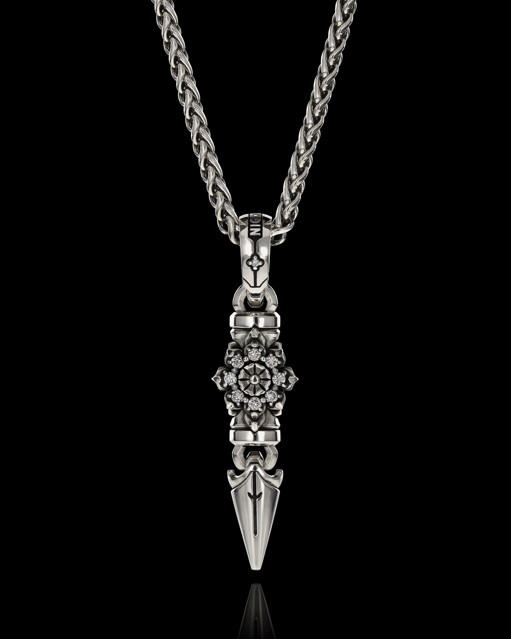 Grace Pendant | Women's Flower Pendant | NightRiderJewelry.com