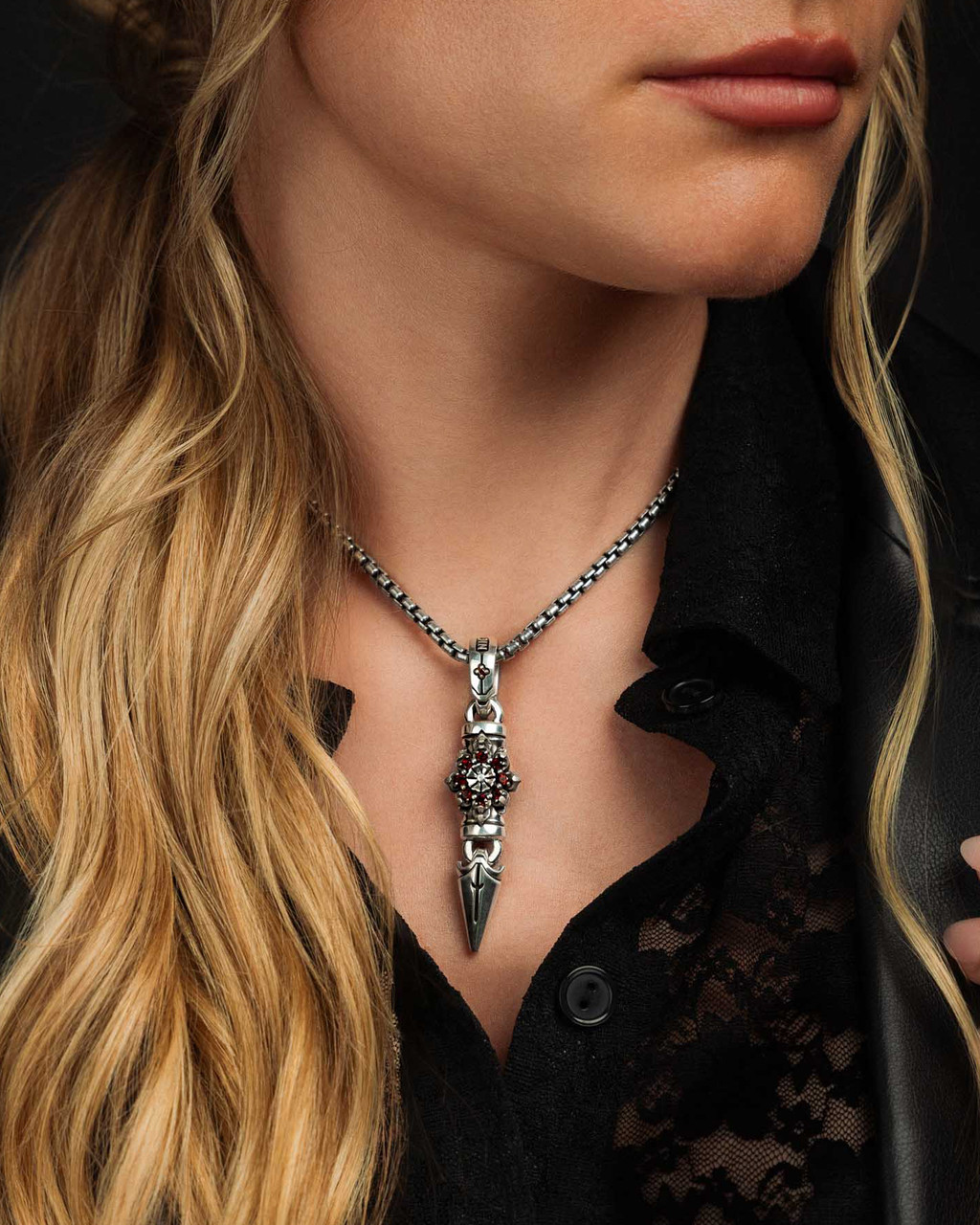 Grace Pendant | Women's Flower Pendant | NightRiderJewelry.com