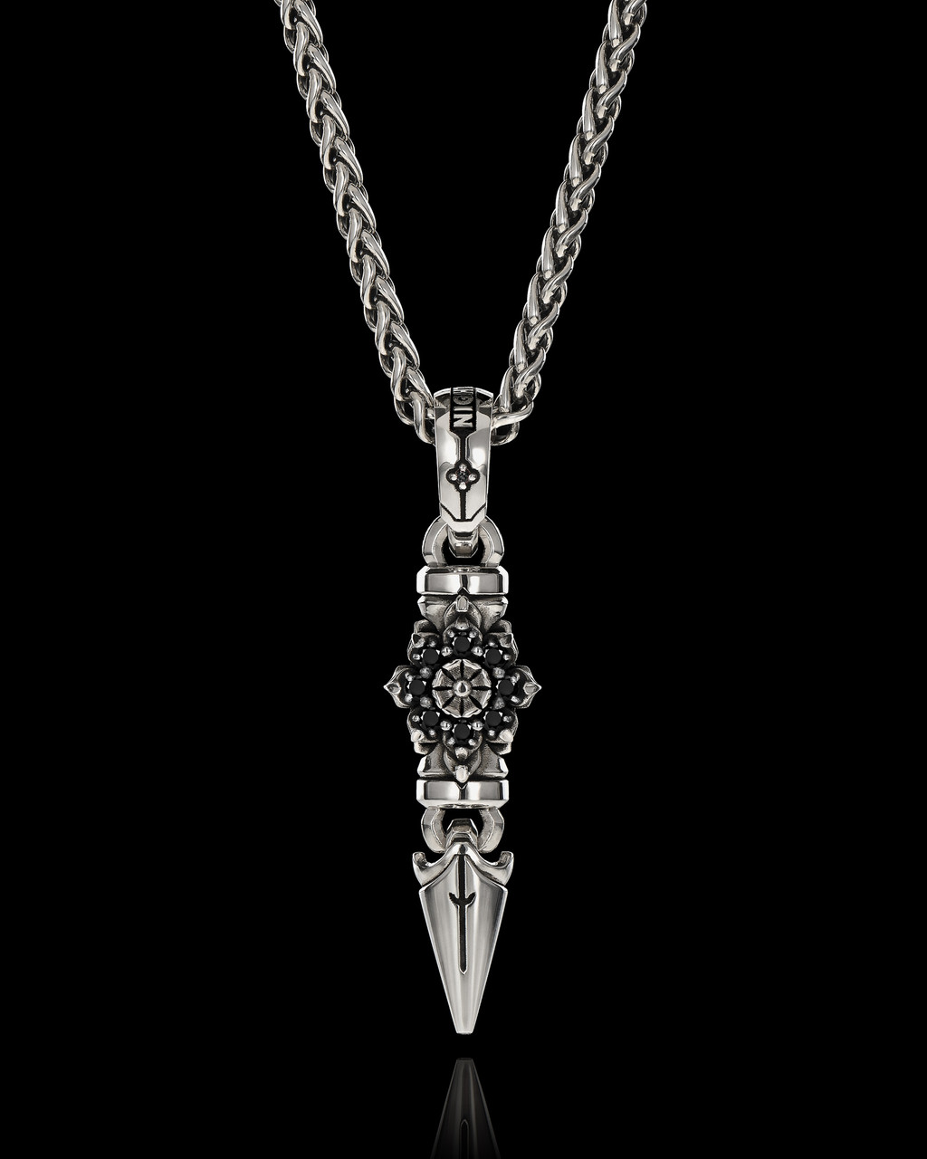 ネックレス・ペンダント Grace Silver Necklace (SILVER925) Grace Pendant | Women's Flower Pendant | NightRiderJewelry.com