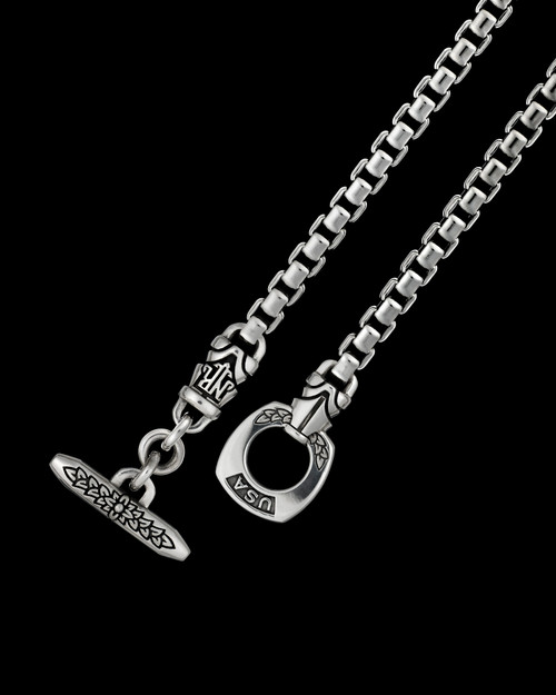 【2plan】23SS★ [MADE] Logarden Chain Necklace 18k 2tone 23.5” Fancy Link Chain Necklace – Exeter Jewelers