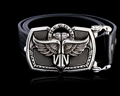 Covenant Double Eagle Belt Buckle by NightRider Jewelry