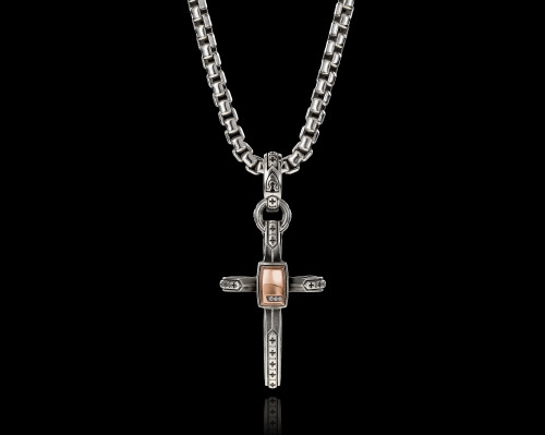 Premier Designs Modern Luxe necklace in rose gold tone 18