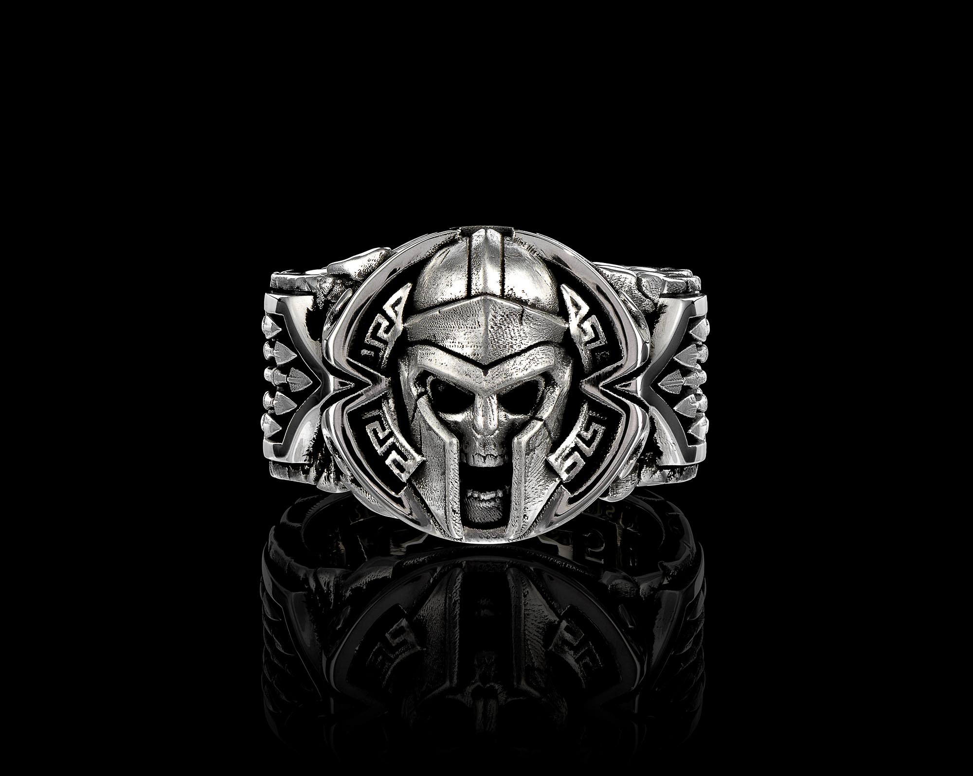 Buy Spartan Helmet Ring, Gladiator's Helmet Ring, Gladiator's Silver Ring,  Silver Ring, Warrior Helmet, Signet Jewelry, Roman Silver Ring Online in  India - Etsy