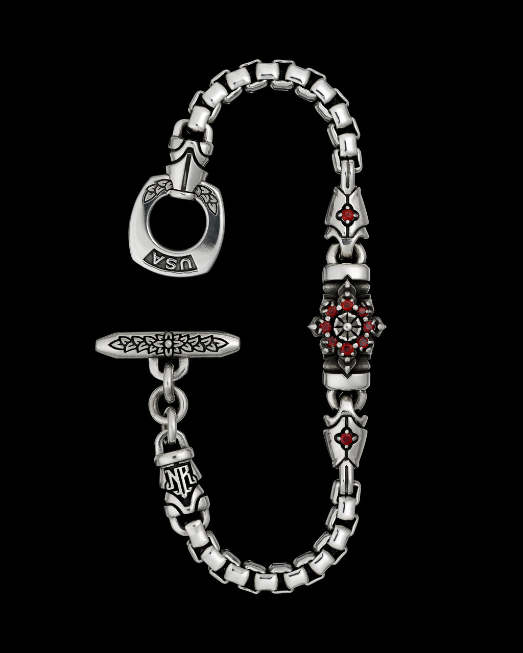 Grace Floral Toggle Bracelet