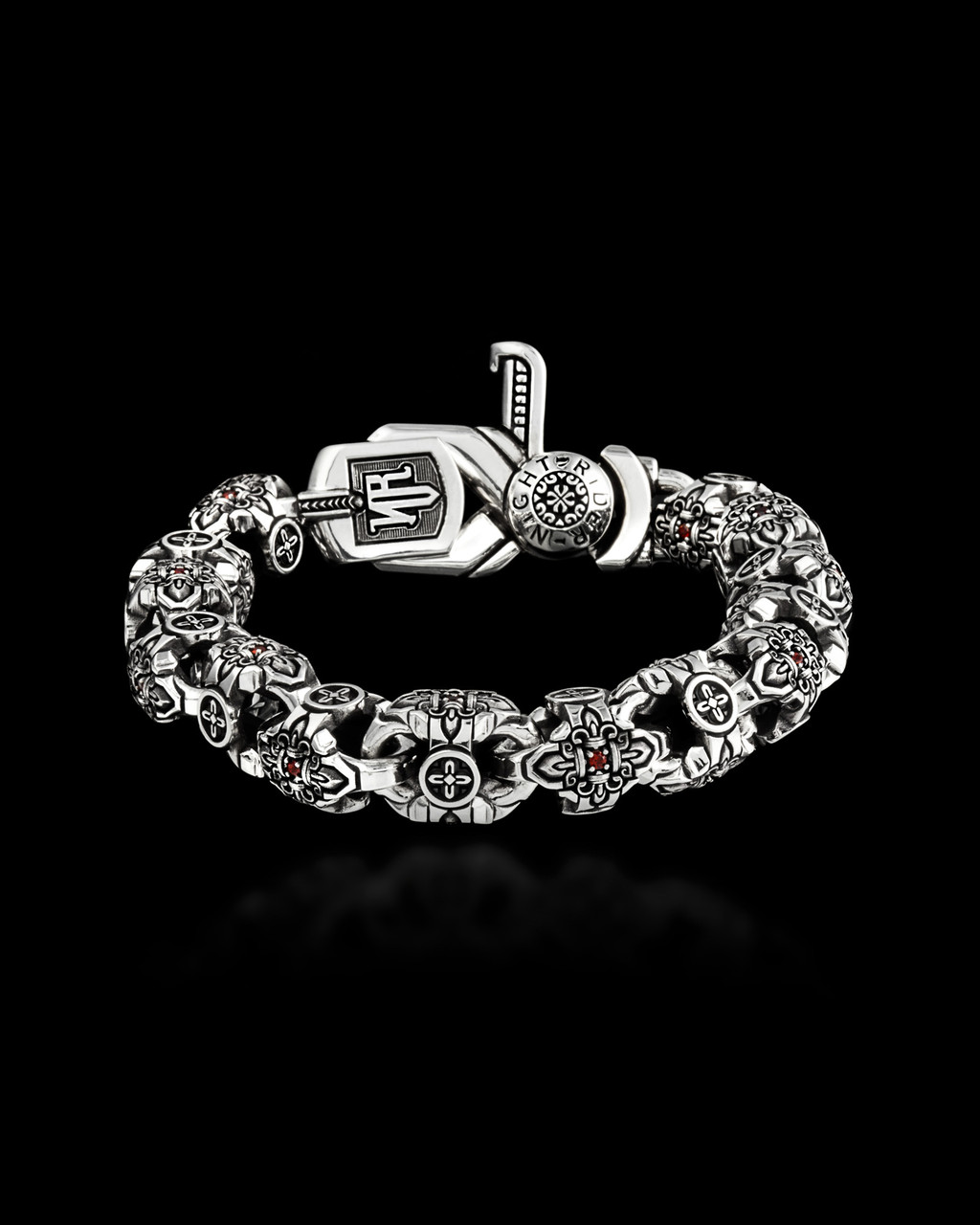 プレナイト　ブレスレット Sanctified Bracelet & Wallet Chain - NightRider Jewelry