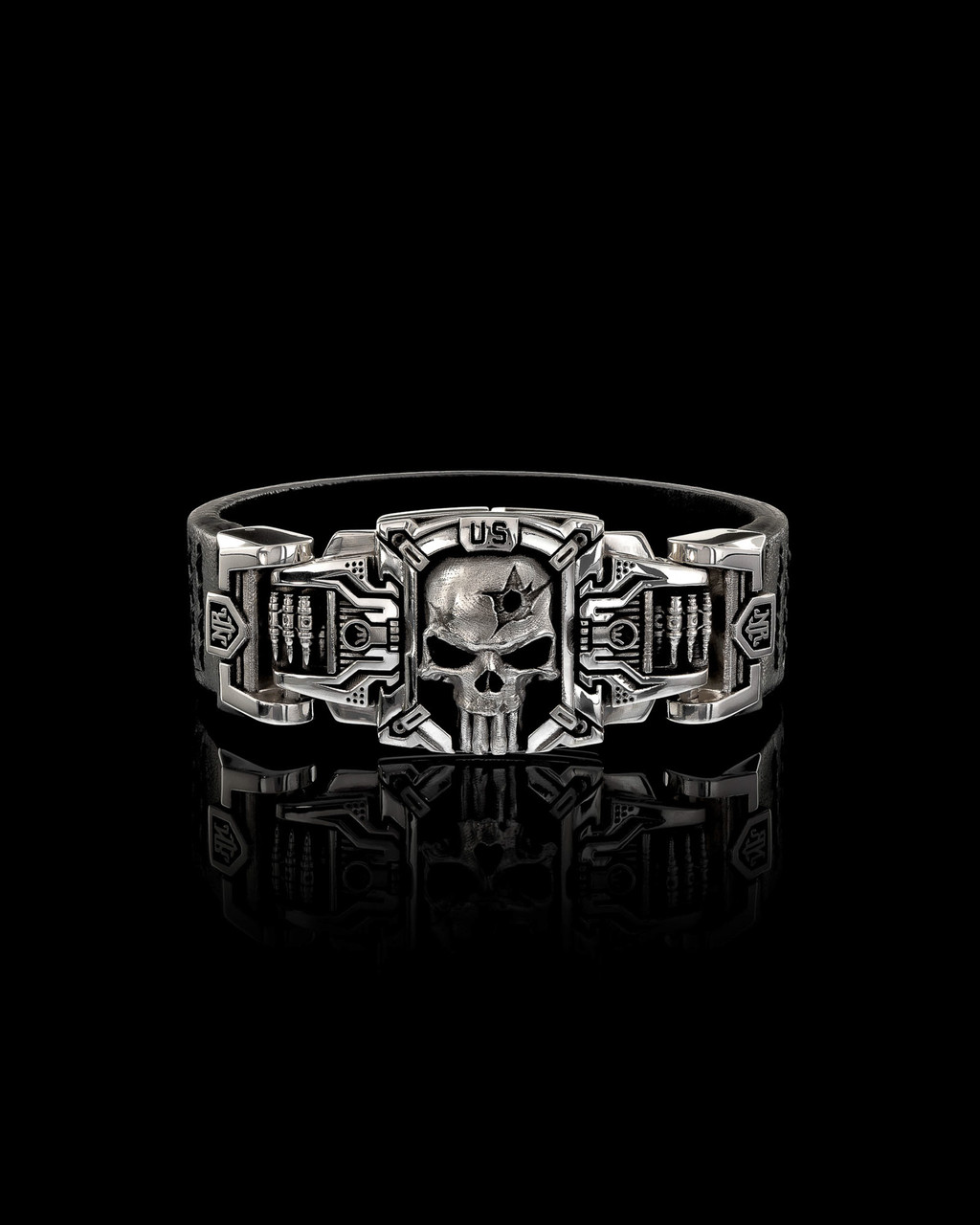 Sheepdog Interlock Leather Bracelet