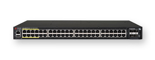 SwitchLight マゼンタ Brocade ICX7450-48P ICX Series 7450 48-Port Gigabit PoE+ Stackable