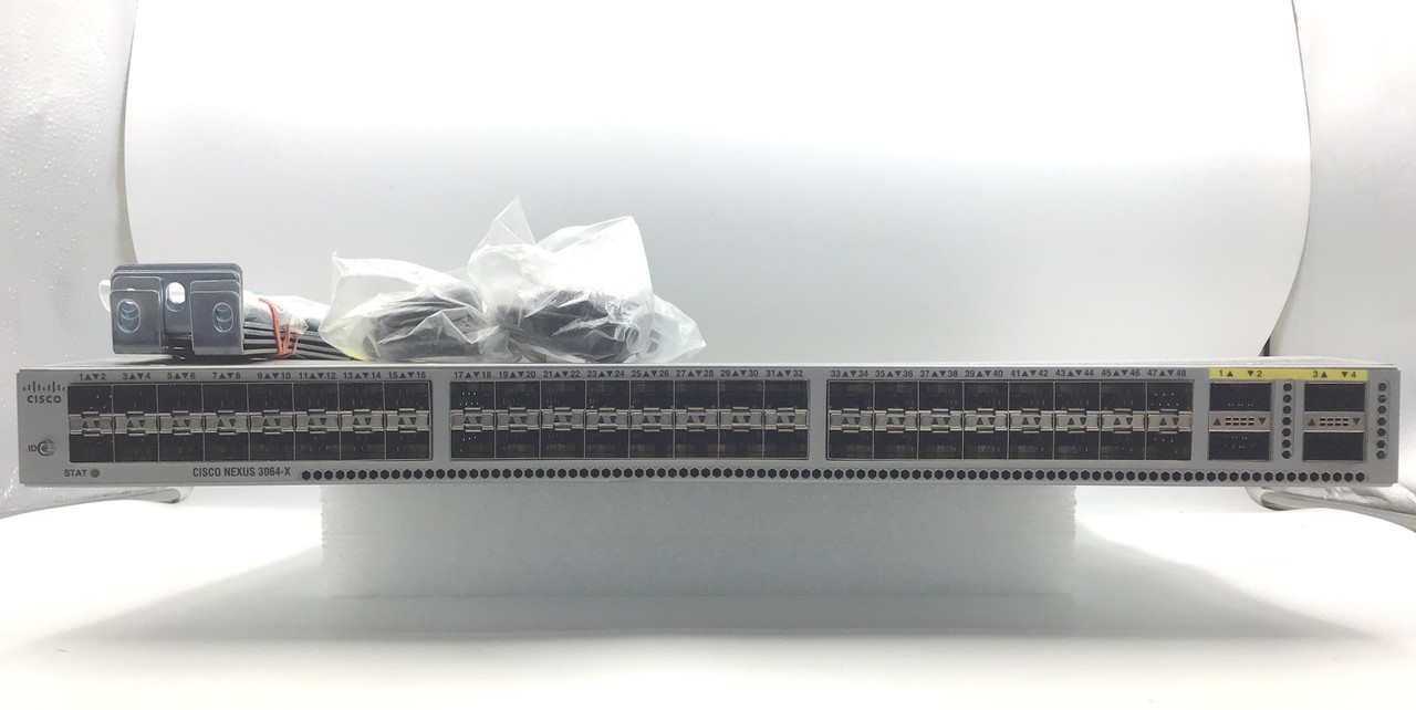 Cisco N3K-C3064PQ-10GX Nexus 3064 10Gb 48-Port SFP+ 4x QSFP+ w/ AC PWR