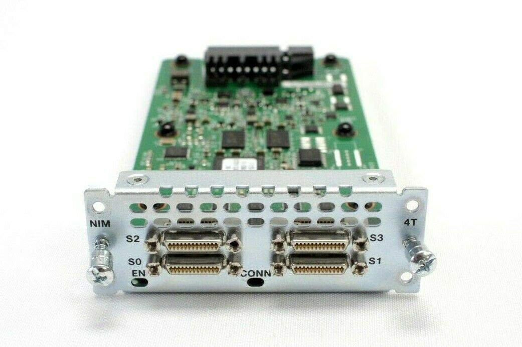 PC周辺機器 CISCO 4-Port Sync Serial Network Module NM-4T= p706p5g Cisco NIM-4T WAN Network Interface Module Serial Adapter