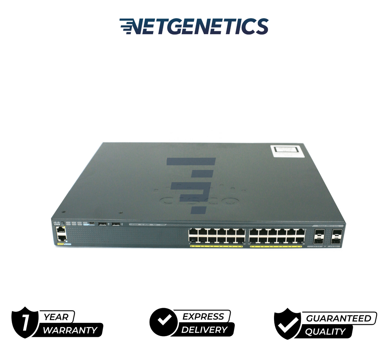 Cisco WS-C2960X-24PD-L - 24 Port PoE 2960X LAN BASE Switch