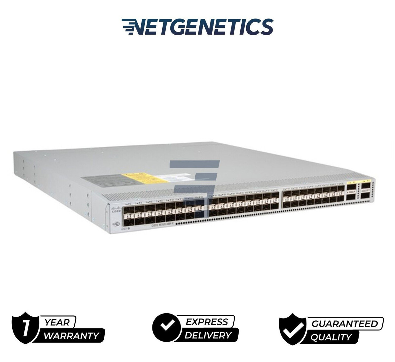 Cisco Nexus N3K-C3064PQ-10GX 48 SFP+ 4 QSFP+ w/ Dual DC (Reverse
