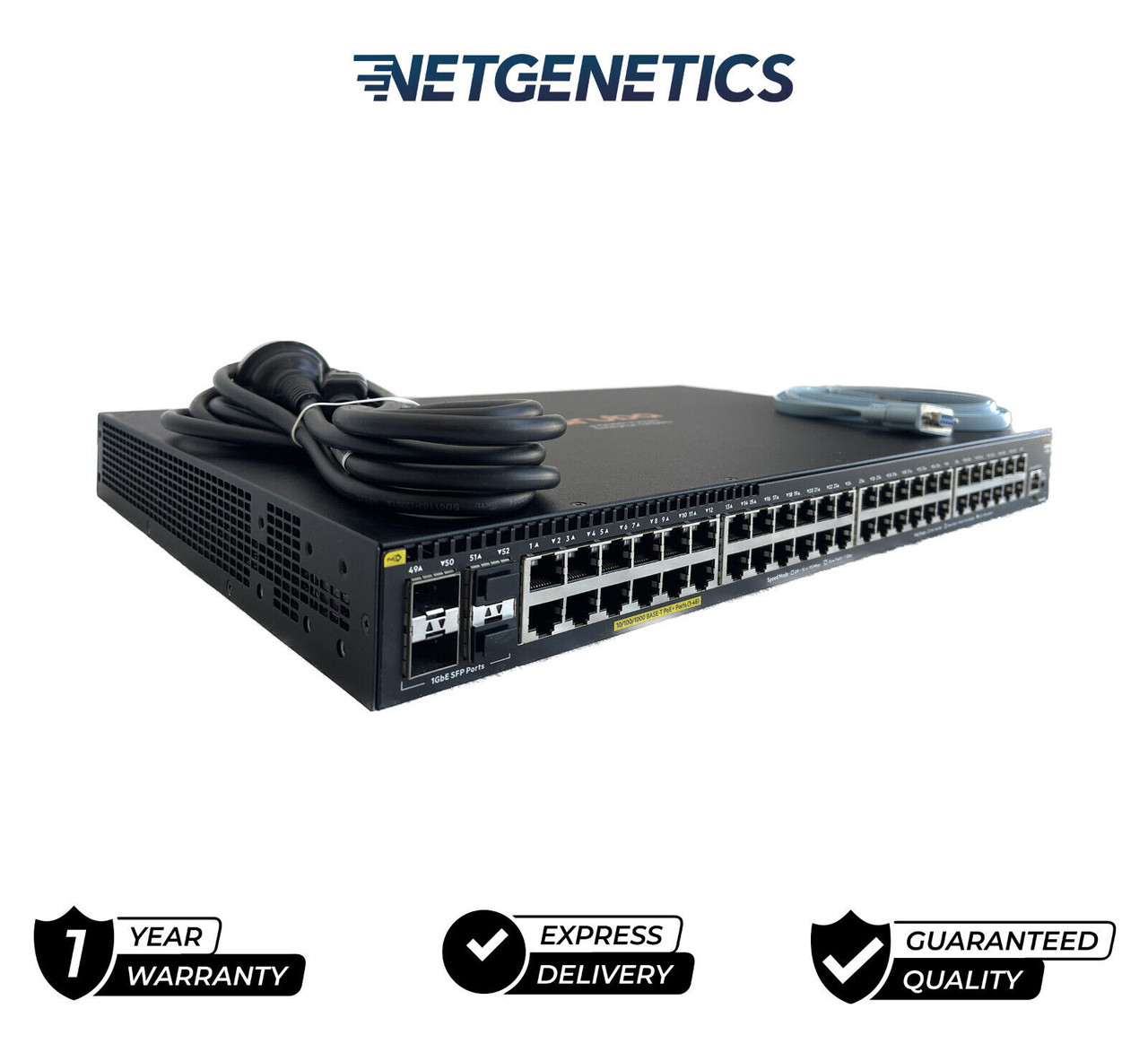 HPE Aruba JL262A 2930F Series 48x 1GB PoE+ RJ-45 4x 1GB SFP Switch