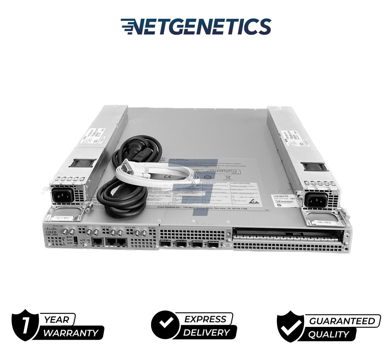 Cisco ASR1001-4XT3 Cisco ASR1001 System,Crypto, 4 built-in GE, T3 IDC, Dual  P/S