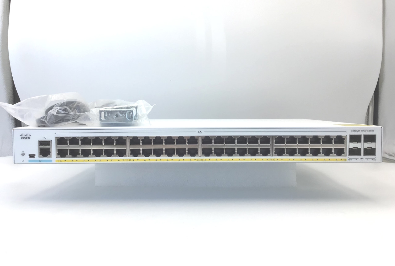 Cisco Catalyst C1000-48P-4G-L Network Switch 48 Gigabit Ethernet PoE+