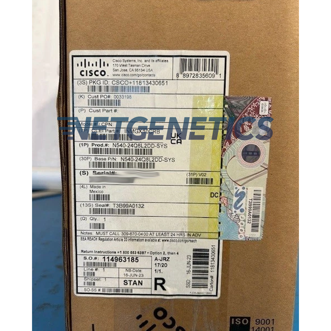 NEW sCisco N540-24Q8L2DD-SYS | NETGENETICS