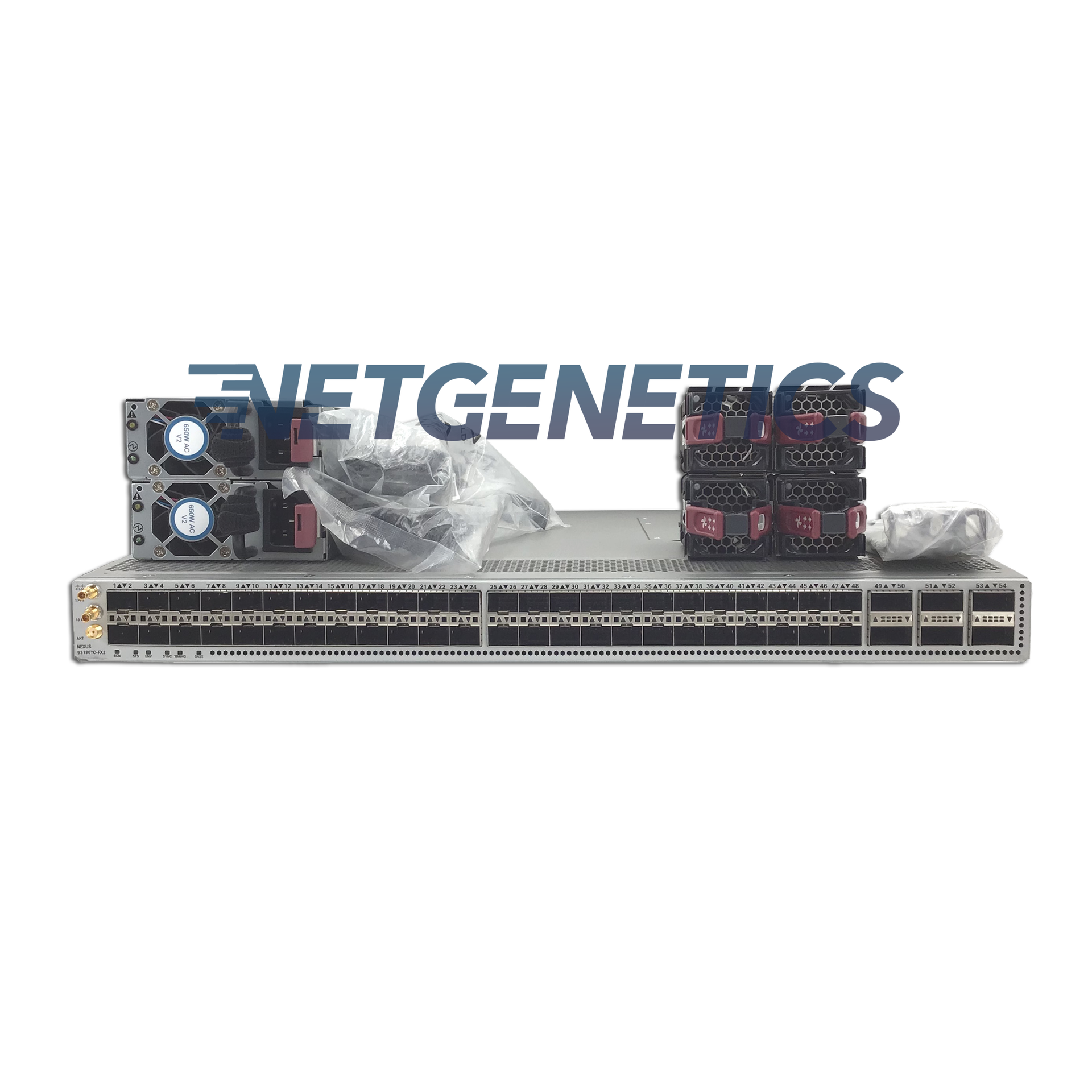Cisco Nexus N9K-C93180YC-FX3 Ethernet Switch - Manageable 3 Layer Supported
