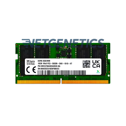 SK Hynix 16GB DDR5-5600B SODIMM PC5-5600B 1Rx8 HMCG78AGBSA092N