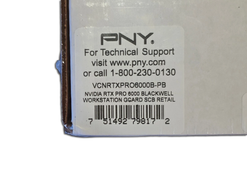 PNY NVIDIA RTX PRO 6000 Blackwell Workstation Graphics Card