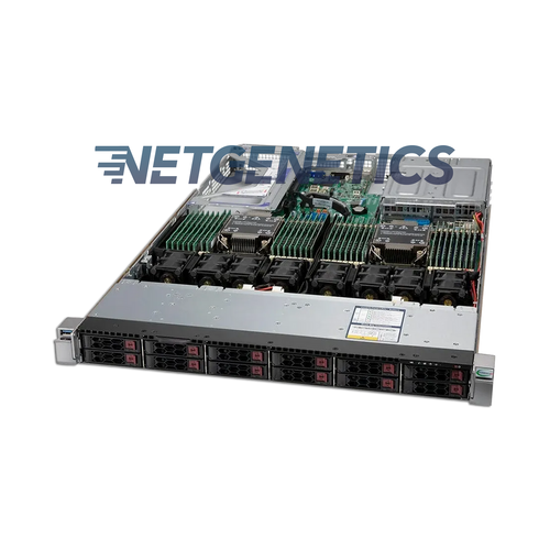Supermicro SYS-120U-TNR Server  12 bay Nvme 4.0 2x Xeon Gold 6330 56 Core 2.0Ghz 32GB