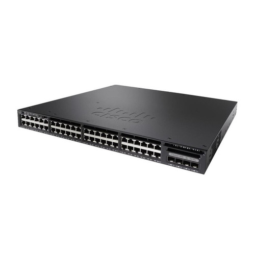 New Cisco WS-C3650-48FD-L 48 Port POE+ SFP+ Gigabit Catalyst Switch