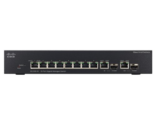 Cisco SG300-10MPP-K9-NA 10 Port Gigabit MaX GIGABIT PoE+Managed Switch