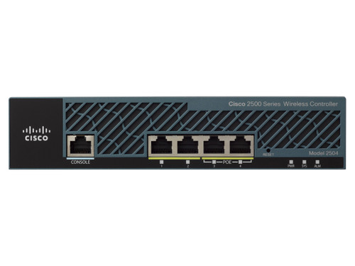 The Cisco® 2500 Series Wireless Controller enables systemwide wireless functions in small to medium-sized enterprises and branch offices.