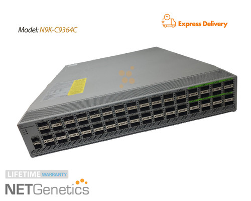 Cisco N9K-C9364C Nexus 9000 64x 100GB QSFP28 2x 10GB SFP+ Switch