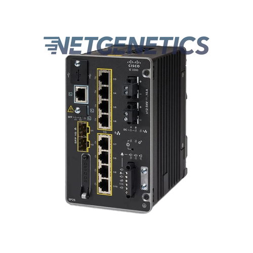 NEW Cisco IE-3300-8P2S-E Catalyst IE3300 with 8 GE PoE+ and 2 GE SFP, Modular