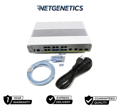 Cisco WS-C3560CX-8XPD-S 3560CX IP Base Gigabit PoE Switch