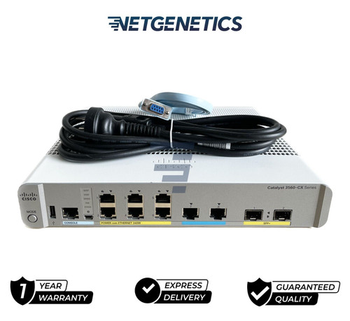 Cisco WS-C3560CX-12TC-S-12 Port- IP Base Switch 12 GE Switch