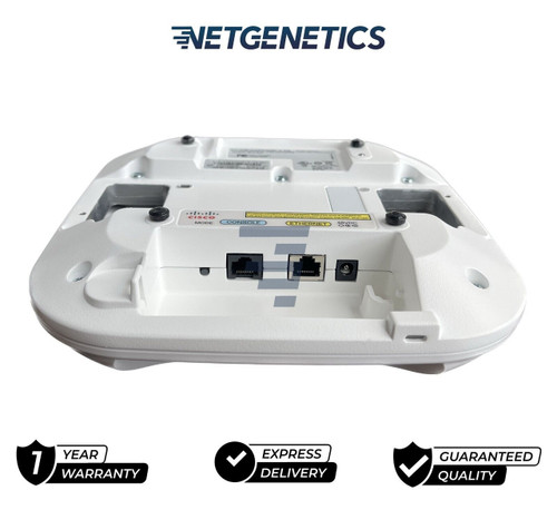 Provide extensive network access to multiple users with the AIR-CAP3702I-A-K9 Aironet 3700 Series Access Point with Internal Antennas from Cisco. This access point supports the 802.11ac wireless networking standard and operates on both the 2.4 GHz and 5 GHz frequencies. Users can connect to the faster, less congested 5 GHz.